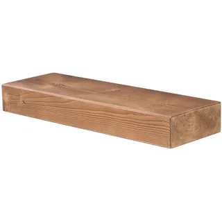 Levandeo® Wandregal, levandeo Wandregal Holz Massiv 60x20cm Eiche Farbig Wandboard Regal