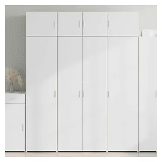 vidaXL Hochschrank 80 x 42,5 x 225 cm Weiß