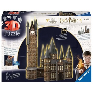 Ravensburger Puzzle 3D Puzzle Harry Potter Hogwarts Schloss - Astronomieturm Night Edition, 540 Puzzleteile