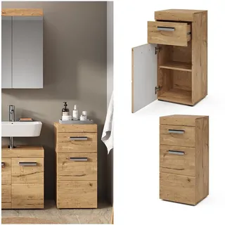 Vicco Luna Badschrank 37 x 79 cm Quercia Wotan