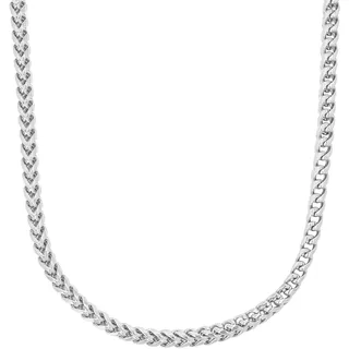 TOM TAILOR - Herren Halskette Edelstahl - Silberfarben - TT-N0003
