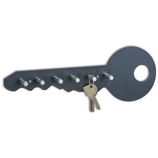 Zeller Present Schlüsselleiste Schlüsselboard "Color, Metall/Alu, schwarz, 35 x 4 x 12 cm schwarz 4 cm x 12 cm x 35 cmwc-gestalten