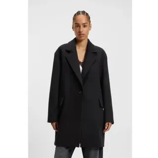 BOSS für Damen. 50548660 Mantel Calesara2 schwarz (34), Lässig, Synthetisch
