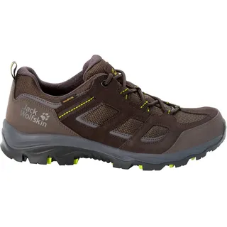 Jack Wolfskin Vojo 3 Texapore Low Herren Dark Brown/Lime 40,5