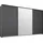 368 x 213 x 62 cm Grau