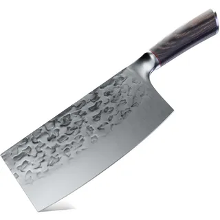 Hackmesser Küchenbeil Hackbeil Kochmesser rostfrei Holzgriff