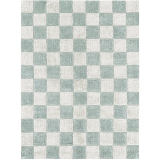 Lorena Canals - Kitchen Tiles Teppich, 120 x 160 cm, salbei blau