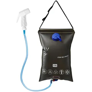Stronrive 15L Camping Duschsack Tragbare Campingdusche Solar Mit Duschkopf Schlauch Tragbare Camping Dusche Set Solar Camping Duschtasche, Reisedusche Für Outdoor Camping Gartendusche