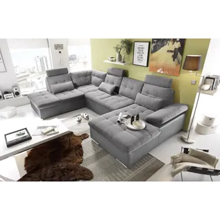ed exciting design Wohnlandschaft mit Funktion JAKARTA & grau