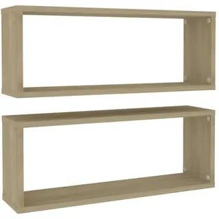 vidaXL Wandregal 60 x 15 x 23 cm Braun