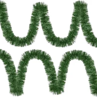 Weihnachtsgirlande 10m – Tannengirlande – Weihnachtsdeko Innen & Außen – Flexibel biegsame Girlande Weihnachten – Weihnachtsdeko Outdoor Kamin Treppengeländer Türkranz Deko