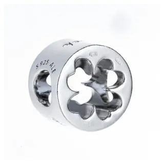 Pandora Kette mit Einhänger CHARMS Mod. LUCK & COURAGE FOUR -LEAF CLOVER