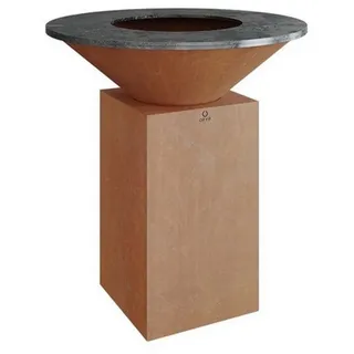 daslagerhaus living Feuerschale Ofyr Classic Grill Corten 100 beige