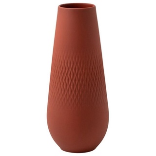 Villeroy & Boch Dekovase Manufacture Collier Vase 26 cm (1x Vase, 1 St) rot