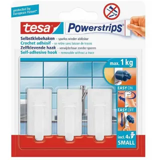 Tesa Garderobenhaken Classic Weiß
