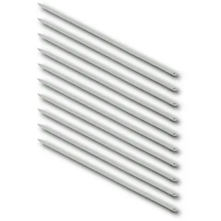 HOOZ 10 Stück Grillspieße Edelstahl Lang, 53,5 cm Fleischgabel Extra Lang