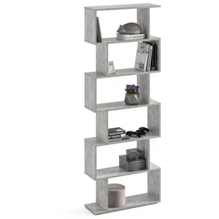 komto Bücherregal Aktenregal 191 x 70 x 24 cm Grau