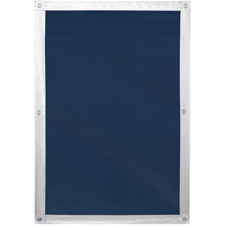 Lichtblick Dachfenster Sonnenschutz Haftfix, ohne Bohren, Verdunkelung (94x118,9 cm für SK08, blau)