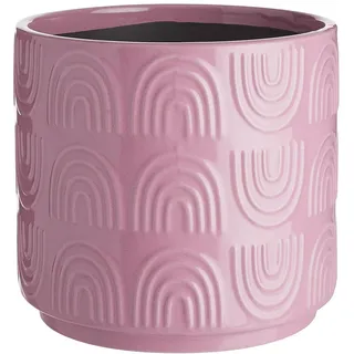 BUTLERS Blumentopf Rainbow Steingut Ø 14cm | Übertopf für Kräuter & Pflanzen, Pflanzentopf für innen, Blumenübertopf für Balkon | Dekoration Fensterbank Deko Wohnzimmer