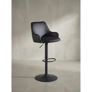 KADIMA DESIGN Barhocker 86 - 106 cm Schwarz