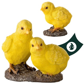 VERDOBA Gartenfigur Hühner, Hähne, Küken Gartenfiguren - wetterfeste Huhn Deko für draußen