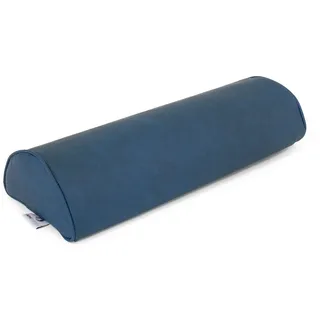 AFH Halbrolle Quality | ca. 50 x 18 x 9cm | hochwertiger Kunstlederbezug (blau-türkis)