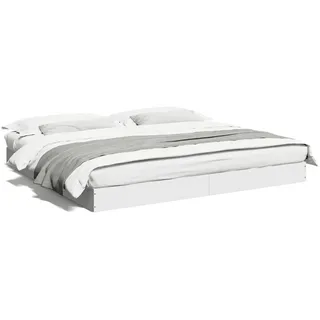 vidaXL Bettgestell 180 x 200 cm Weiß