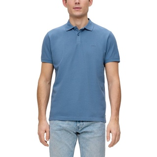 s.Oliver Poloshirt mit Logostickerei blau