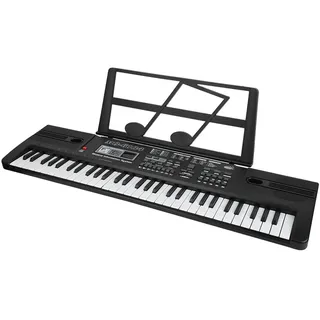 Wakects Klavier für elektrische Orangen, Mini-Klaviertastatur mit 61 Tasten, digital, mit Musikblatthalterung, Mini-Spielzeug, für Anfänger