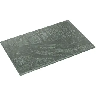 Argon Tableware Marmor-Schneidebrett – 30 x 20 cm – Grün – rechteckiges Schneidebrett, solide Arbeitsplattenschutzmatte, Servierplatte zum Schneiden von Gemüse, Schneiden von Fleisch