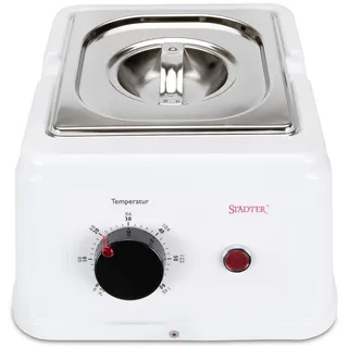 Städter Temperiergerät Schokolade – Schokoladen Temperiergerät mit Deckel, Edelstahl Schmelzschale, Wasserbad-System – für Kuvertüre, Pralinen und Desserts
