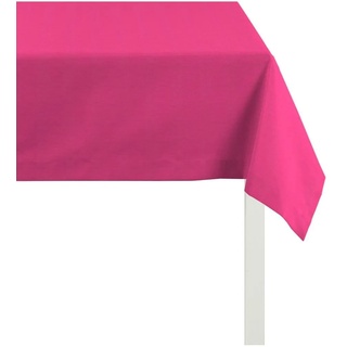 Tischdecke APELT "4362 Rips - UNI" Tischdecken Gr. Ø 170 cm, 1 St., rund, pink Tischdecke Tischwäsche Tischdecken