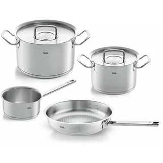 Fissler Original-Profi Collection Set 4-tlg mit Stielkasserolle und 24 cm Pfanne
