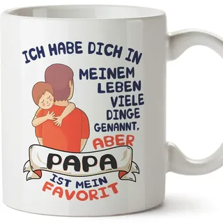 MUGFFINS Tasse/Becher Papa (Ich liebe dich) - Ich habe dich in meinem.. - Lustige und Originelle Geschenke zum Vatertag/für Väter