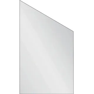 Zaun Abschlusselement Vidrio Glas rechts 103x180/120 cm satiniert