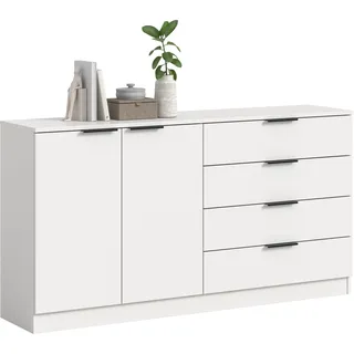Möbel Boss Kommode Kopenhagen 148 x 80 x 35 cm Weiß