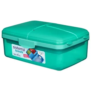 Sistema Lunchbox Quaddie mit Trinkflasche, sortiert,