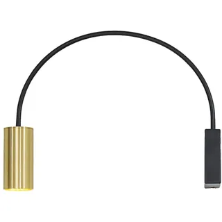 Moderne Schwanenhals Wandleuchte Innen Verstellbarer Flexibler Arm Wandlampe aus Messing Wand-Leselampe Nachttischlampe, Minimalismus Design Wandstrahler, für Schlafzimmer Wohnzimmer Esszimmer Flur
