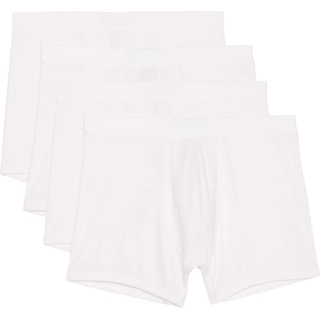 Marc O'Polo, Herren, Unterhosen, 4er Pack Iconic Rib Organic Cotton Long Short / Pant, Weiss, (XXL, 4er Pack)
