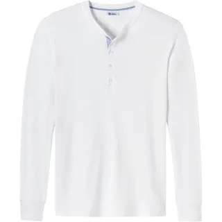 Schiesser Revival Herren Longsleeve weiß, weiß, NOS