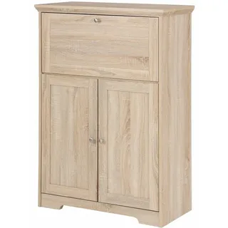 freiraum Sekretär Nantes, in Eiche Dekor - 81x116x39cm (BxHxT) braun