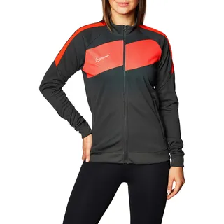 Nike Damen Women's Academy Pro Knit Track Jacket, grau - rot, BV6932-068, XL