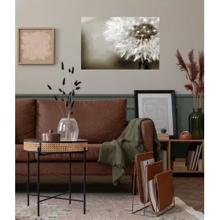 Queence Wandsticker QUEENCE "Lena", braun (sepia), B:120cm H:80cm T:0,1cm, Folie, Wandtattoos, Selbstklebend, kinderleichte Anbringung, Pusteblume, Sticker, beige