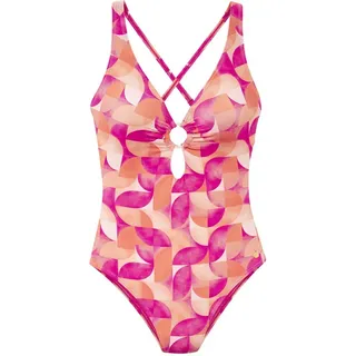 LASCANA Badeanzug Damen Mehrfarbig 44 Cup C/D