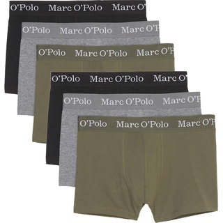 Marc O'Polo, Herren, Unterhosen, 6er Pack Elements Organic Cotton Retro Short / Pant, Mehrfarbig, (XXL, 6er Pack)