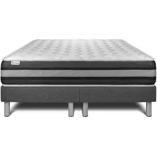 Matratzen- Und Lattenrost-set 2x100x200 Cm - Vitalspring Zen
