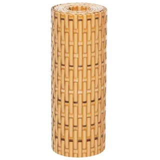 vidaXL Balkon-Sichtschutze 10 Stk. Hellbraun 255x19 cm Poly Rattan