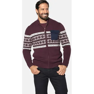 Jan Vanderstorm Strickjacke BJORNSEN dunkelrot- 64/66