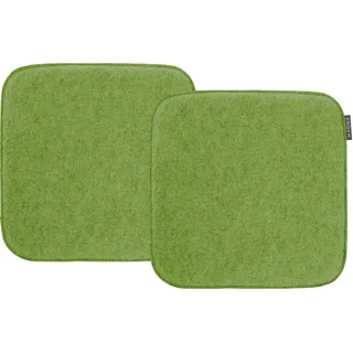 MAGMA AVARO Stuhlkissen/Sitzkissen für Indoor und Outdoor, Öko-Tex Siegel, waschbar bis 30°C, 1 Stück, 35x35cm, Grün