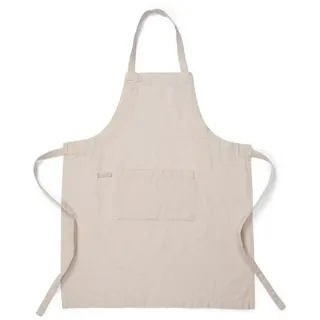 Marc O'Polo Home Kochschürze Akalla, (1-tlg), aus Baumwoll-Leinen-Mix in Unifarbe beige